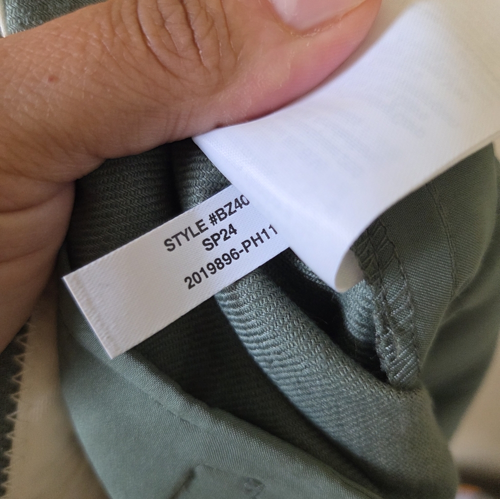 NWT J.Crew Carolina Flare Pant In Stretch Linen Blend Size 8 Green - Picture 8 of 8